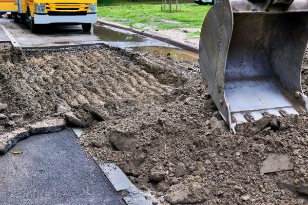 Road Excavation in Santa Rosa