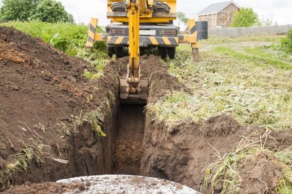 Drainage Trench Installation in Santa Rosa