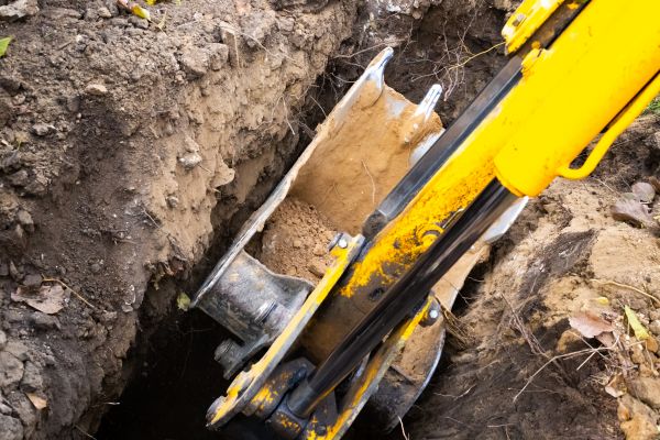 Downspout Trenching in Santa Rosa